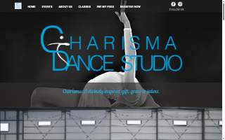 Charisma Dance Studio website