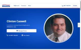 Clinton Caswell American Family Insurance website