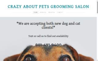 Crazy About Pets website