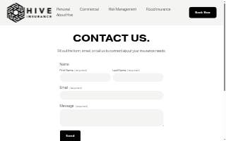 Hive Insurance website