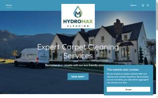 HydroMax Cleaning website