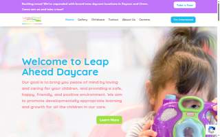 Leap Ahead Daycare website
