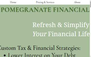 Pomegranate Financial LLC of Springville website