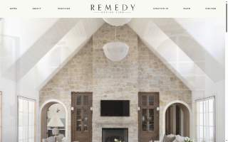 Remedy Design Firm website