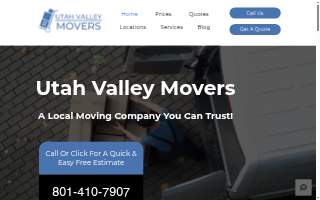 Utah Valley Movers of Springville website