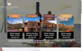 Water Canyon Winery of Springville website
