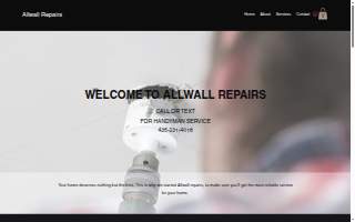 Allwall Repairs website