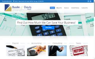 Basile & Davis CPA's website