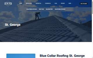 Blue Collar Roofing website
