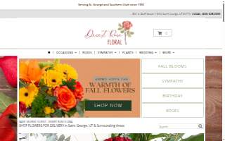 Desert Rose Floral website