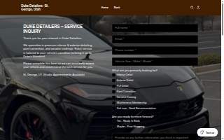 Duke Detailers website