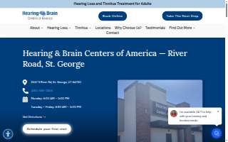 Hearing and Brain Centers of America- St. George website