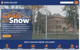 Snow Math & Science Center website