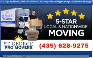St. George Pro Movers website