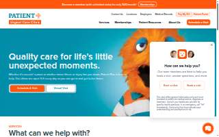 St. George Urgent Care website