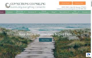 Connections Counseling website