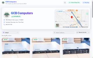 GCB Computers website