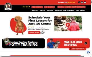 Make Your Dog Epic of Layton website