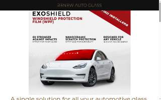 Renew Auto Glass website