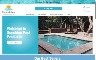 Sunshine Pool Products website
