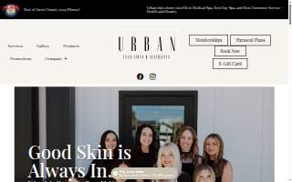Urban Injections & Aesthetics website