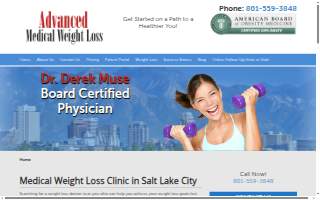 Advanced Medical Weight Loss of Taylorsville website