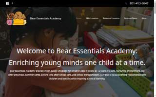 Bear Essentials Academy: Next Generation Kids website