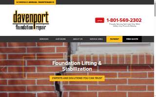 Davenport Foundation Repair website