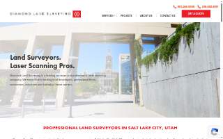 Diamond Land Surveying website