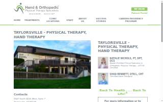 Hand & Orthopedic Physical Therapy Specialists website