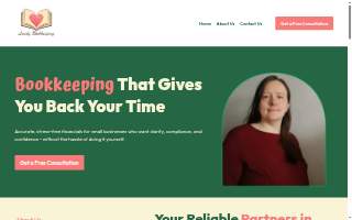 Lovely Bookkeeping LLC website