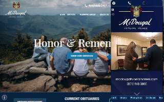 McDougal Funeral Homes website