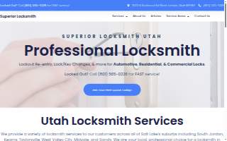 Superior Locksmith of Taylorsville website