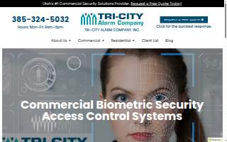 Tri-City Alarm Co of Taylorsville website