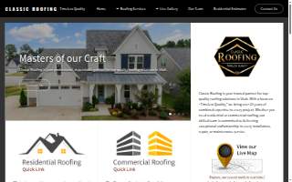 Classic Roofing website