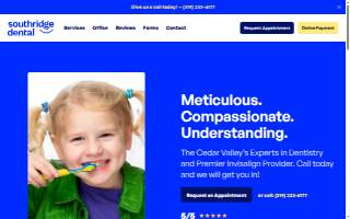 Southridge Pediatric Dentistry website