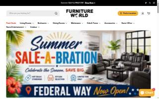 Furniture Row website
