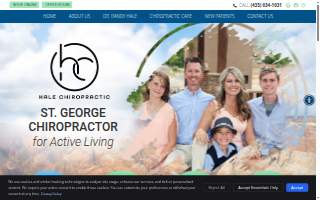 Hale Chiropractic website