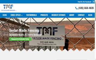 Taylor Made Fencing website