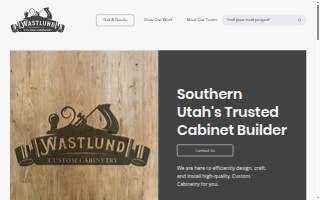 Wastlund Custom Cabinetry website