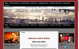 Chad B. McKay Law Firm website