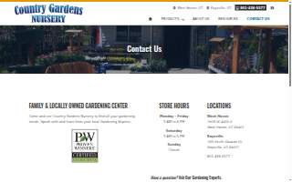 Country Gardens Nursery website