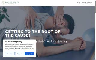 Back to Health Chiropractic & Neuropathy website