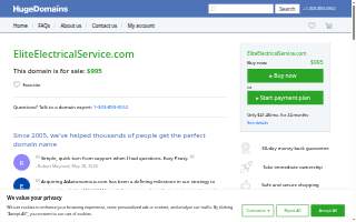 Elite Electrical Service website
