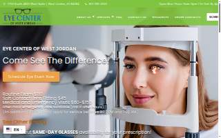 Eye Center of West Jordan website