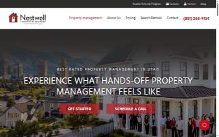 Nestwell Property Management of West Jordan website