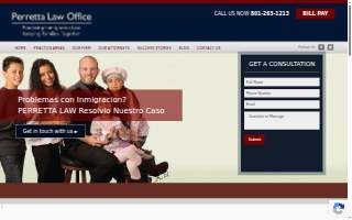 Perretta Law Office of West Jordan website