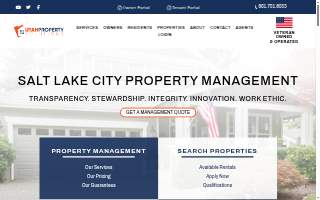 Utah Property Solutions of West Jordan website