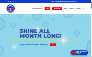 WaterWorks Express Car Wash website