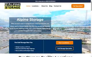 Alpine Storage - West Valley City website